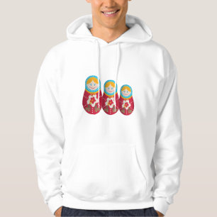 Veste À Capuche Graphique de Matryoshka, poupée nicheuse russe mig
