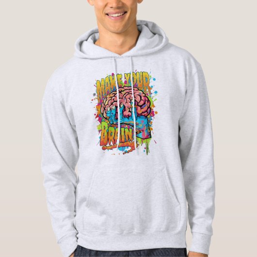 Veste À Capuche Graphique de mentalité créative (Devant)