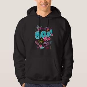 Veste À Capuche Graphique des années 80 du Bro 1980 du Parti des a