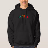 Veste À Capuche Graphique d'évolution Méditation Relaxation (Devant)