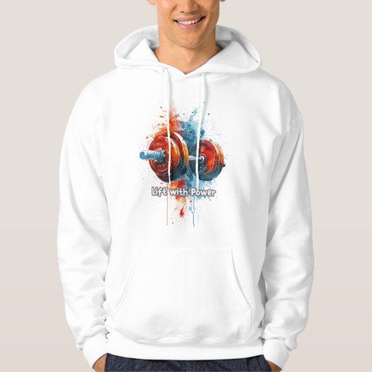 Veste À Capuche Graphique et texte colorés (Devant)