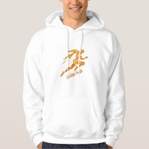 Veste À Capuche Graphique et texte dorés