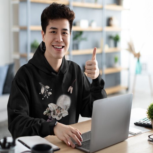 Veste À Capuche Graphique Moonlit Moth