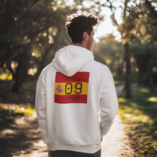 Veste À Capuche Graphique personnalisé d'athlète de football natio