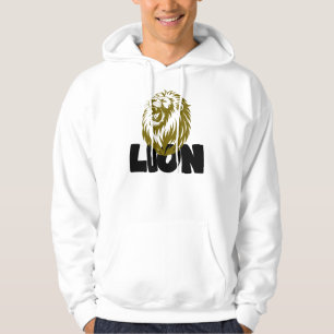 Veste À Capuche Graphique Rugissement Lion Majestueux