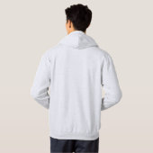 Veste À Capuche Graphisme de la nature empreinte de feuille verte (Dos entier)