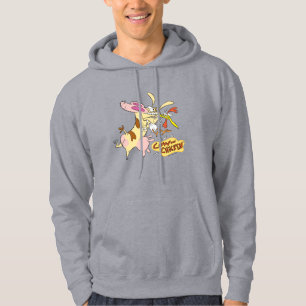 Veste À Capuche Graphisme de la vache et du poulet