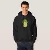 Veste À Capuche Graphisme de monstre mignon d'animal de pingouin z (Devant entier)