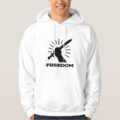 Veste À Capuche graphisme d'épée de liberté (Devant)