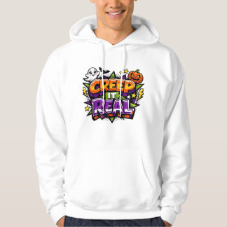 Veste À Capuche Graphisme Halloween de la culture pop Creep It Rea