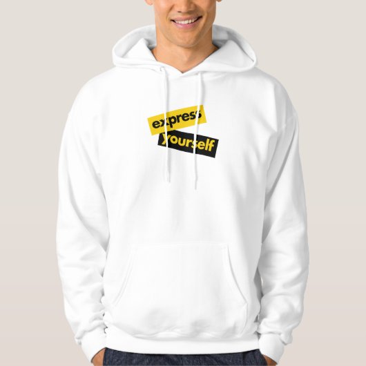 Veste À Capuche Graphisme moderne, vibrant et audacieux de Exprime (Devant)