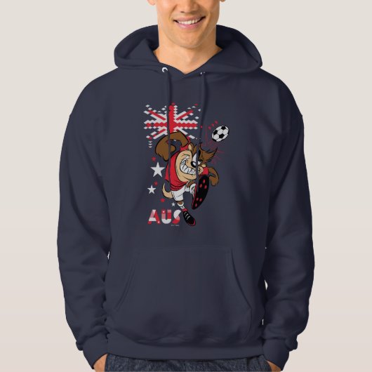 Veste À Capuche Graphisme TAZ™ Team Australia Soccer (Devant)