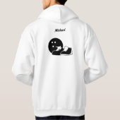 Veste À Capuche Graphisme tendance de la grève de bowling (Dos)