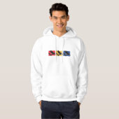 Veste À Capuche GRAVITÉ DIFFUSÉE en trois couleurs (Devant entier)