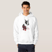 Veste À Capuche Great Dane Mantle Cadeaux de Noël (Devant entier)