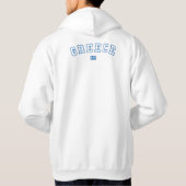 Veste À Capuche Grèce avec Drapeau (Dos)