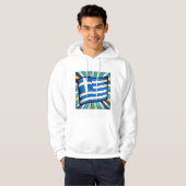 Veste À Capuche Greek flag (Devant entier)