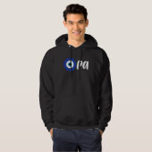 Veste À Capuche Greek Pride OPA Evil Eye Hellas Greece Evil Eye Ma (Devant entier)