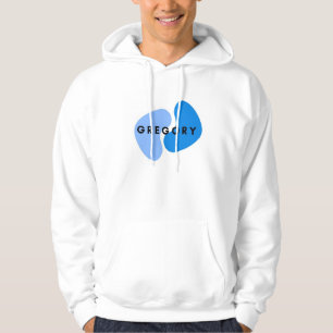 Veste À Capuche "Gregory Blue" blanc