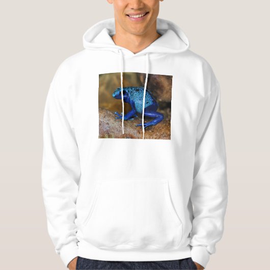 Veste À Capuche Grenouille bleue Dendrobates Azureus de dard de (Devant)
