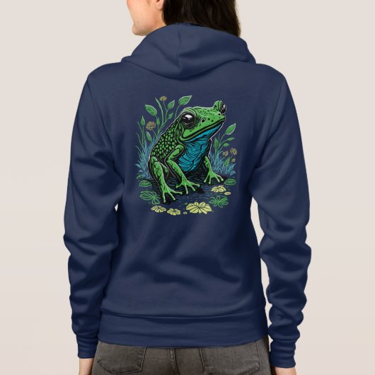 Veste À Capuche Grenouille en étang (Dos)