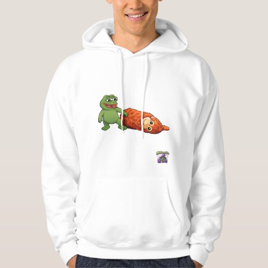 Veste À Capuche grenouille et singe (Devant)