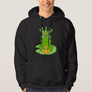 Veste À Capuche Grenouille Roi Crapaud Doré Conte de Fées Couronne