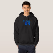 Veste À Capuche Grimpe Sur Graphique Grimpeur De Bloc De Roche Cli (Devant entier)