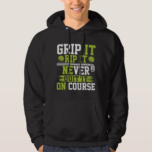 Veste À Capuche Grip It Rip It Never Out It Golf  (Devant)