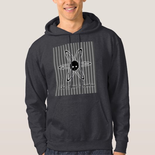 Veste À Capuche Gris de sweatshirt de logo (Devant)