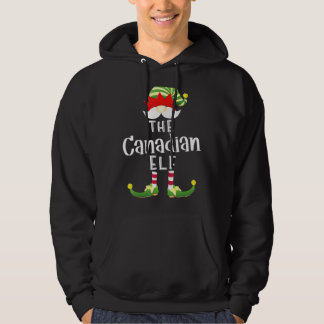 Veste À Capuche Groupe de lutins canadiens Fête de Noël en pyjama