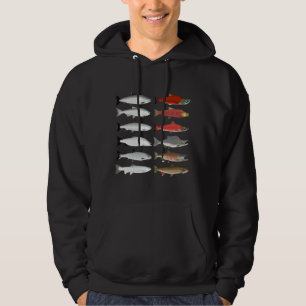 Veste À Capuche Groupe De Pêche Phase Océanique Et Frayère