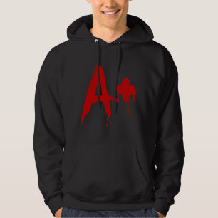 Veste À Capuche Groupe sanguin A+ Positif #Hôpital d'horreur