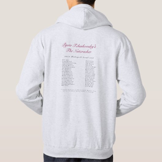 Veste À Capuche GSOC SDB Nutcracker Kalispell Cast 2024 (Dos)