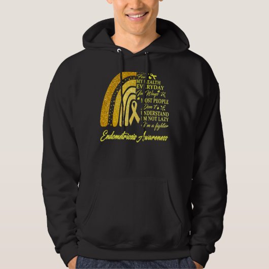 Veste À Capuche Guerrier de l'endométriose 3 (Devant)