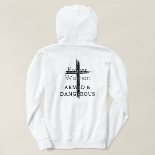 Veste À Capuche Guerrier de prière (Design dos)