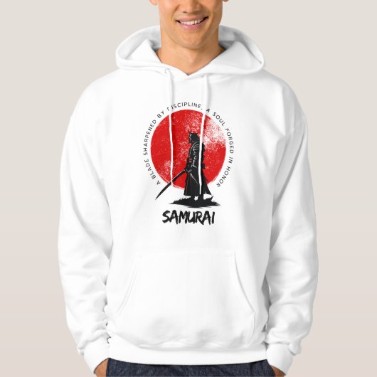 Veste À Capuche Guerrier Samouraï (Devant)
