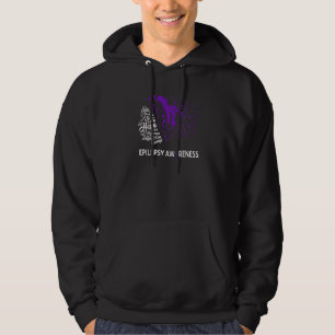 Veste À Capuche Guerrière de la sensibilisation à l'épilepsie Surv