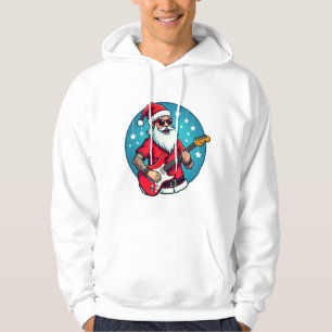 Veste À Capuche guitariste de Noël  Rockmusic Noël (3)