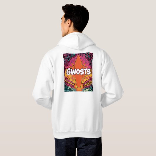 Veste À Capuche Gwosts Psychedelic (Dos entier)