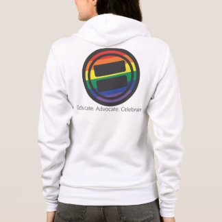 Veste À Capuche Habillement - grand LGBT rond avec l'étiquette et