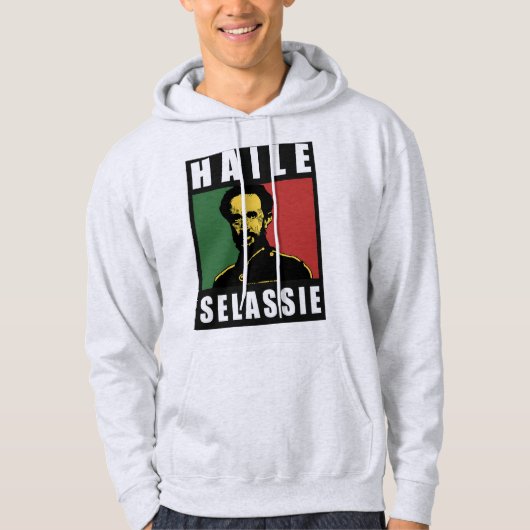 Veste À Capuche Haile Selassie Empereur - Reggae (Devant)
