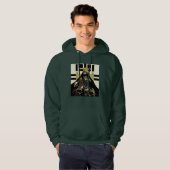 Veste À Capuche Haile Selassie - Jah Rasta Reggae Hoodie (Devant entier)