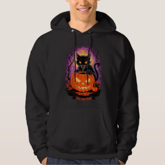 Veste À Capuche Halloween Chat Halloween Trini