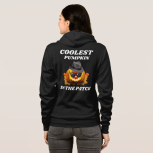 Veste À Capuche Halloween, Citrouille Le Plus Coolle Dans Le Patch