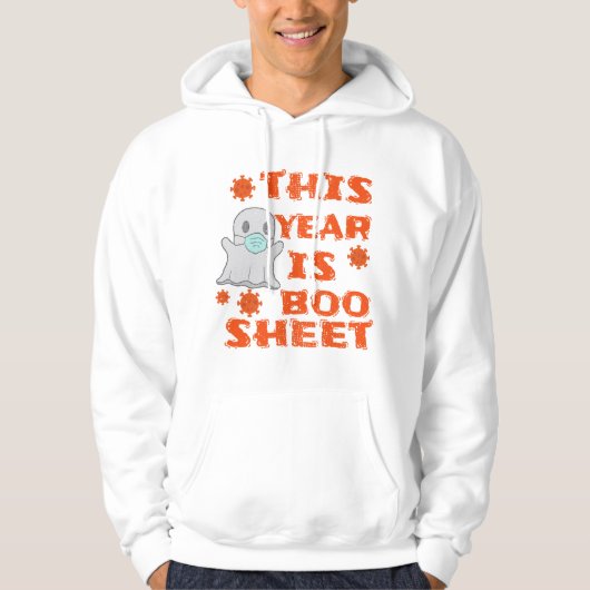 Veste À Capuche Halloween de Boo Ghost (Devant)