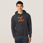Veste À Capuche Halloween doux et sinistre (Devant entier)