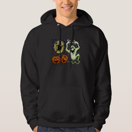 Veste À Capuche Halloween Éffrayant (Devant)