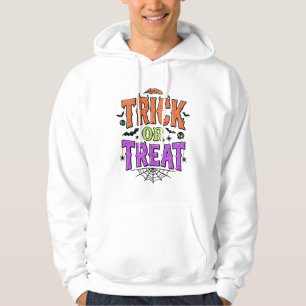 Veste À Capuche Halloween Farce Traitement Drôle Toile d'Araignée 