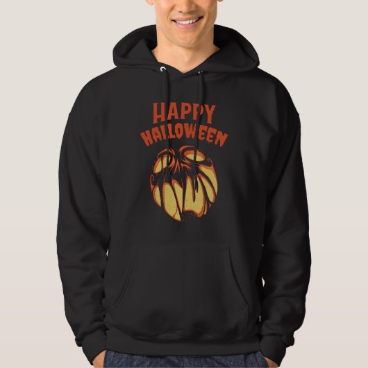 Veste À Capuche Halloween Jack oLantern citrouille (Devant)